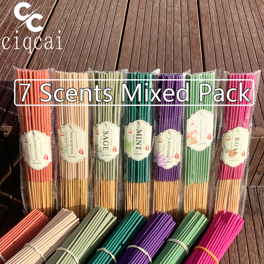 Home Fragrance Eucalyptus - 【Best-Selling 7-Flavor Set】22Cm Premium Strong-Scented Incense