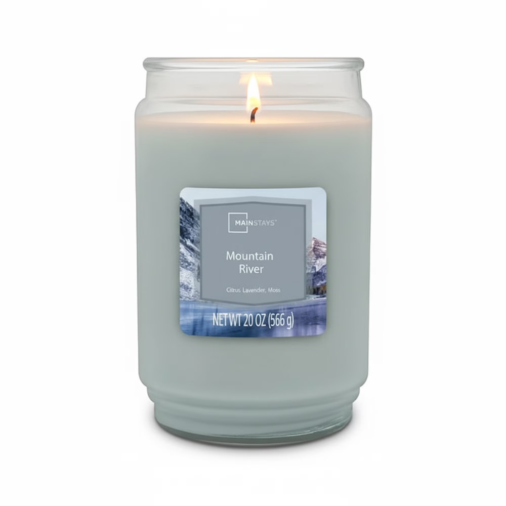 Home Fragrance Jar - New Large Mountain River Scented Candle
