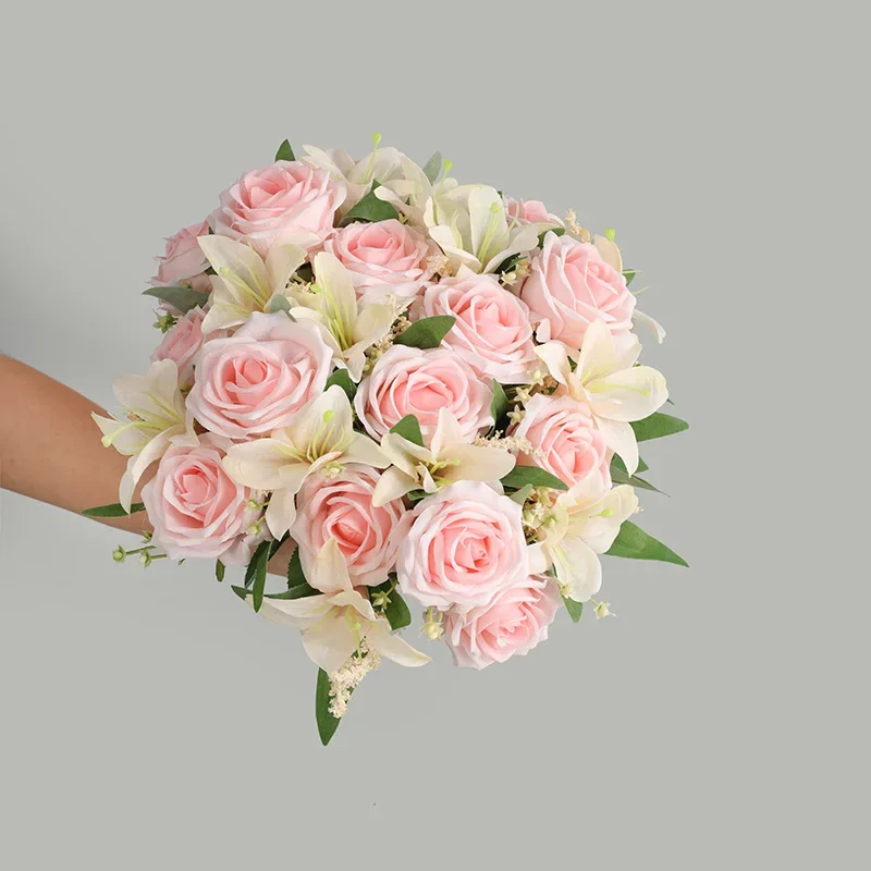Home Fragrance Rose - Wedding Artificial Flowers Snowflake Lily Fragrance
