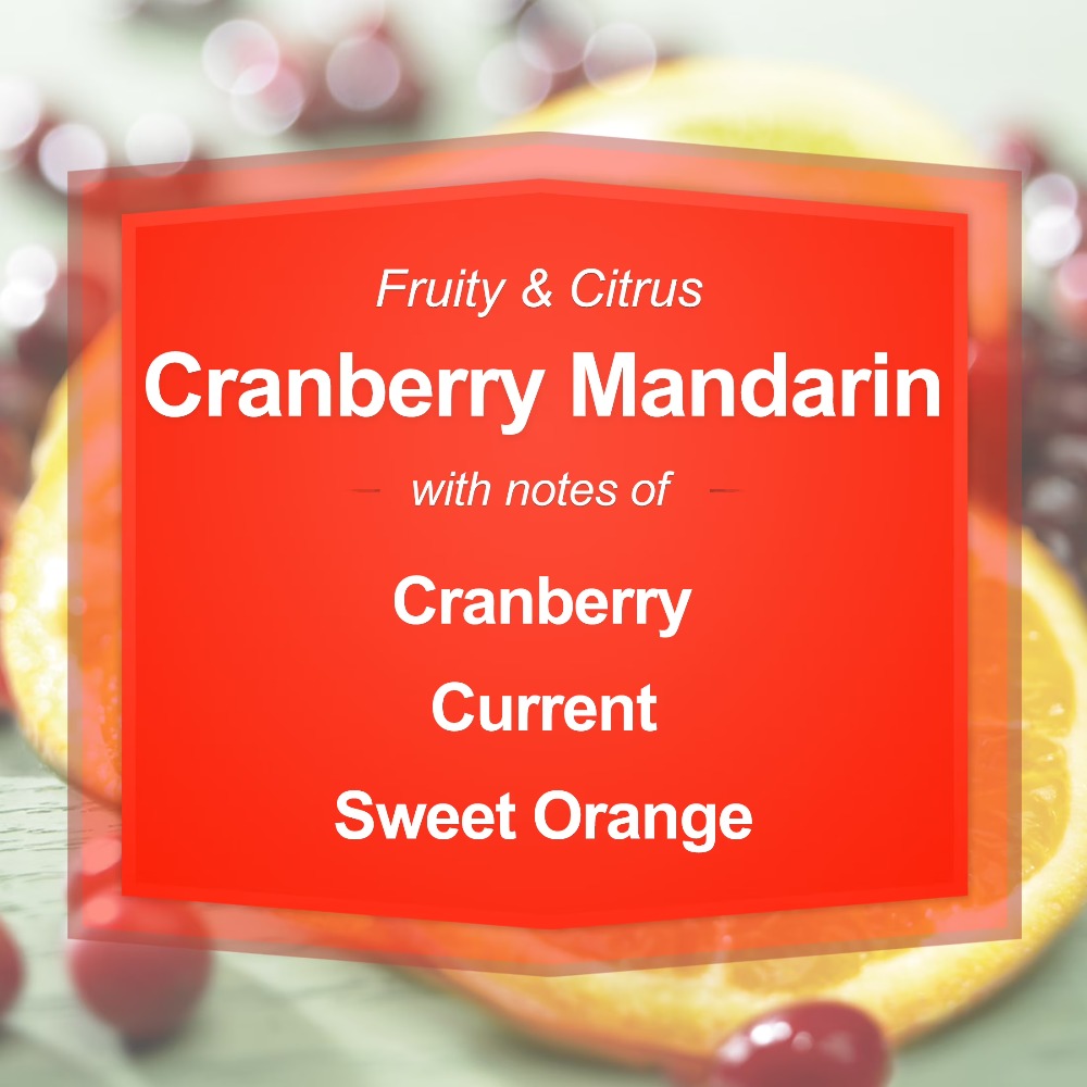 Cranberry Mandarin Scented Can - огляд і ціна Home Fragrance Usa