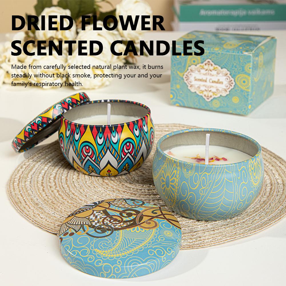 Aromatherapy Candles Flower Fr - огляд і ціна Home Fragrance Jar