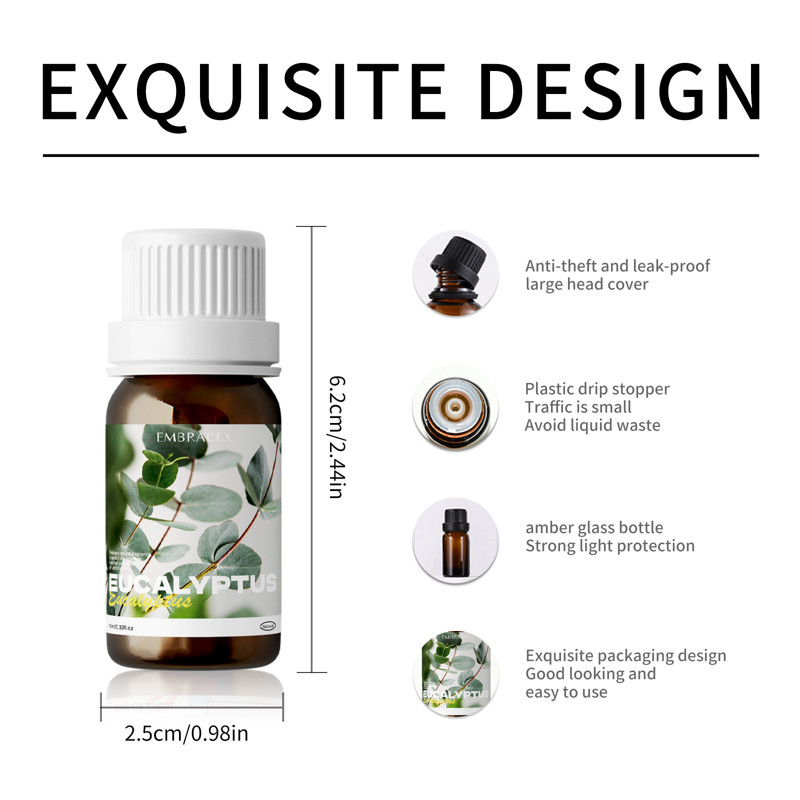Pure Eucalyptus Essential Oils - огляд і ціна Home Fragrance Eucalyptus