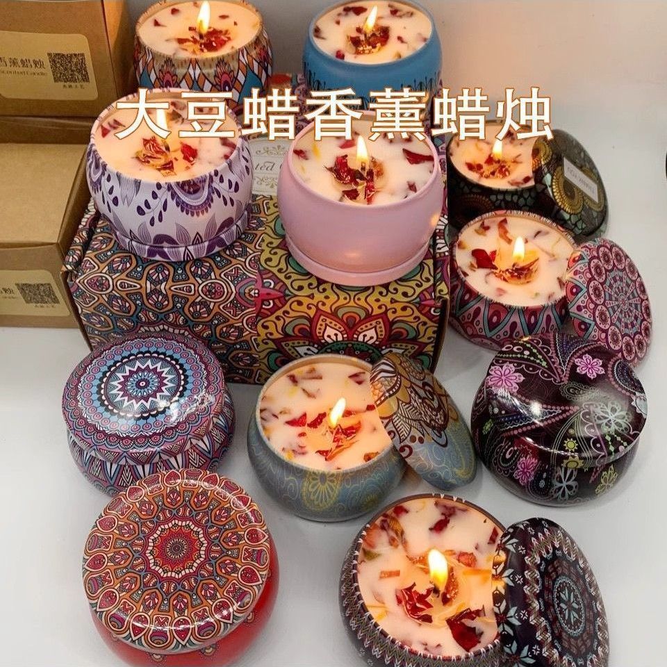 1PCS Vintage Can Candles Soy W - огляд і ціна Home Fragrance Jar