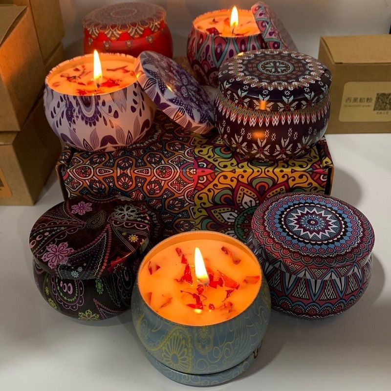 1/4PCS Vintage Scented Candles - огляд і ціна Home Fragrance Jar